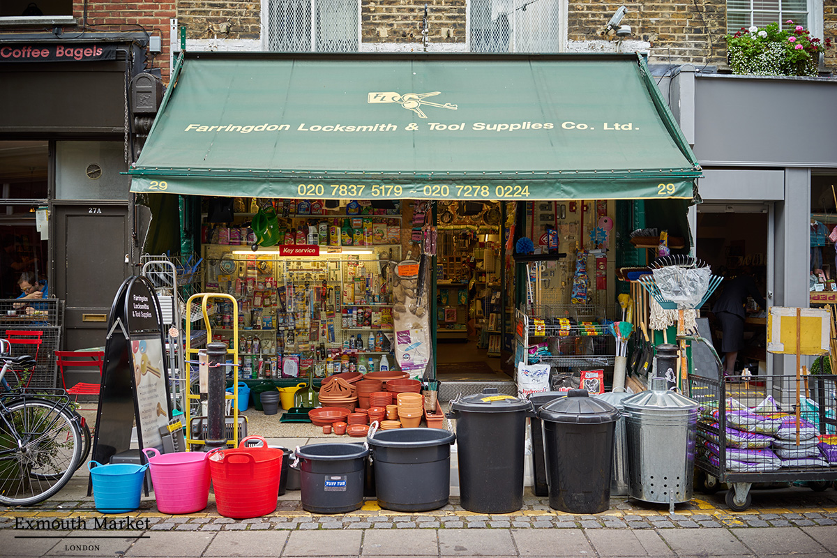 Farringdon Locksmith & Tool Supplies, 29 Exmouth Market, London EC1R 4QL